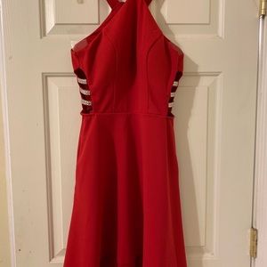 Size 7 red cocktail dress